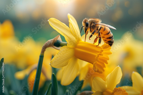bee on flower © quan