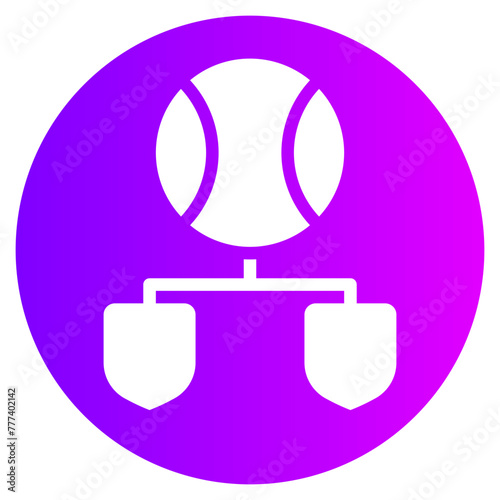 competition gradient icon