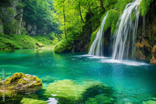 waterfall, water, nature, © WinPure