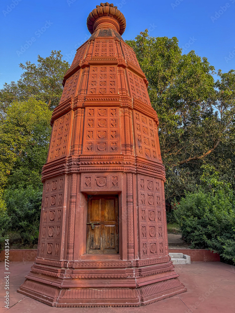 Temple at Goverdan ecovillage, Maharashtra, India