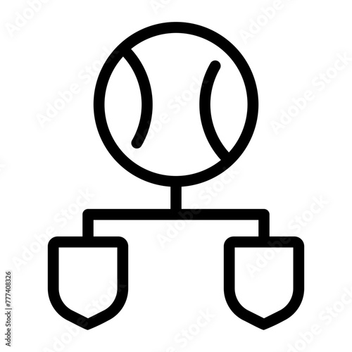 competition line icon