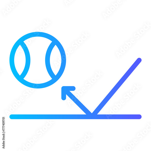 bounce gradient icon