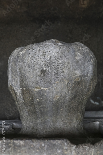 Ellora caves, a UNESCO World Heritage Site in Maharashtra, India. Cave 21. Lingam photo