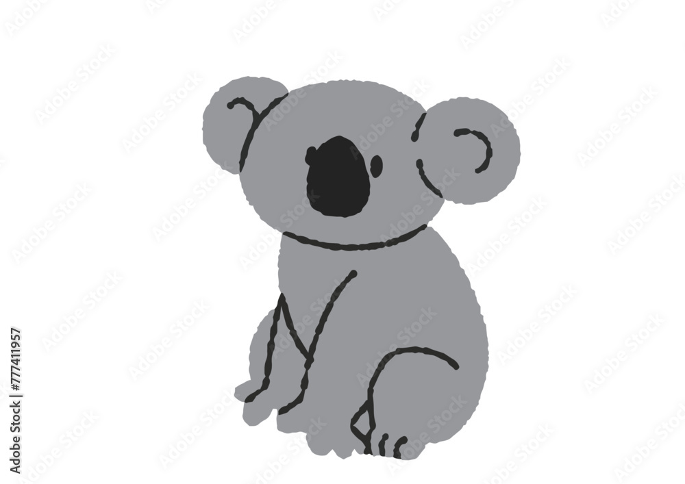 コアラのイラスト