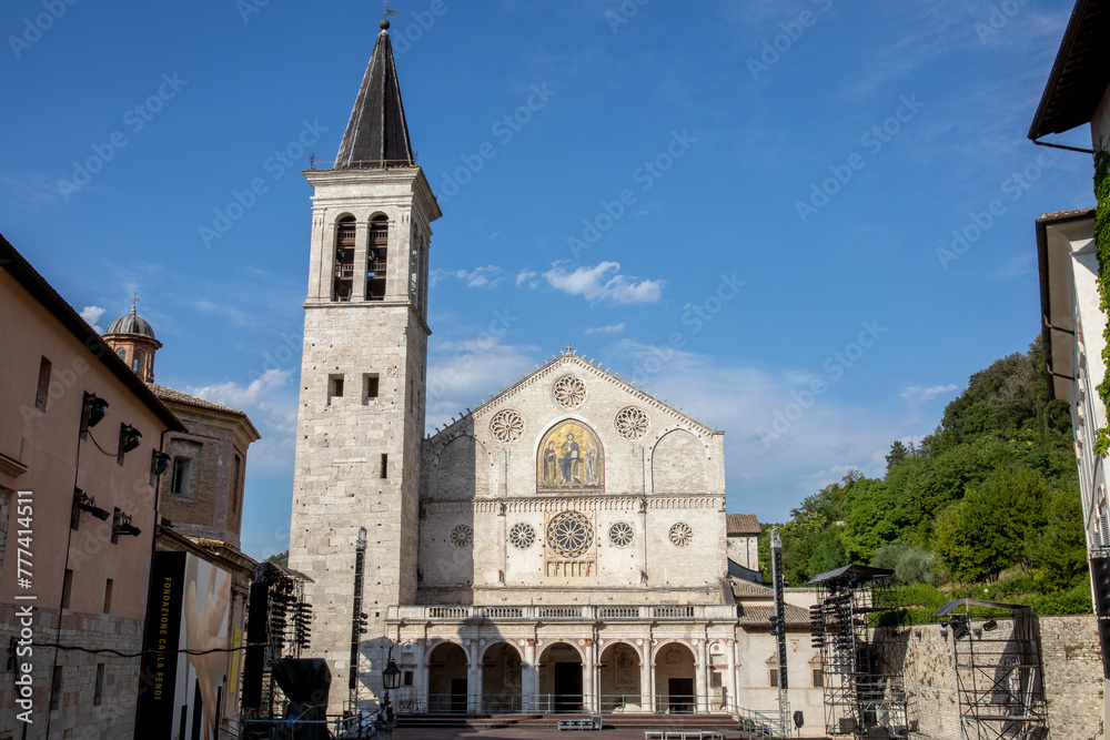 Cattedrale di Santa Maria Assunta or Duomo di Spoleto, Saint MaryÕs Assumption cathedral, Spoleto, Italy