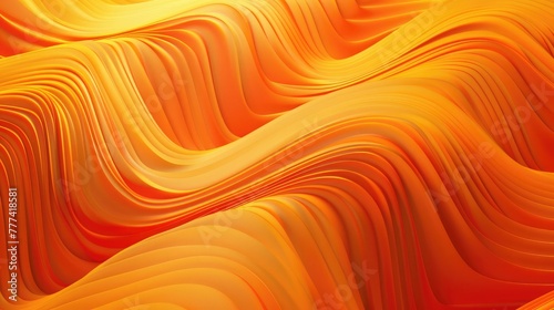abstract minimal background with orange color ,3d rendering of abstract background with smooth wavy lines in orange colors ,Crumpled Tangerine paper abstract shape background with space paper for tex 