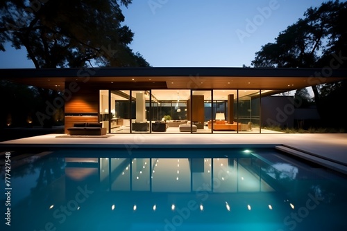 Luxury house with swimming pool © Shipons Creative