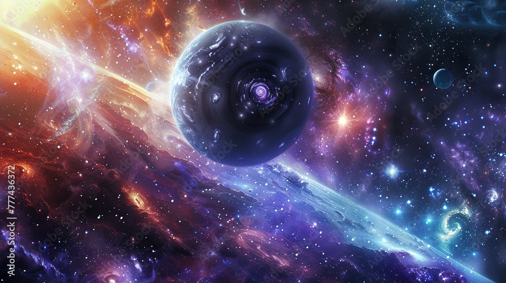 Obraz premium space galaxy in space