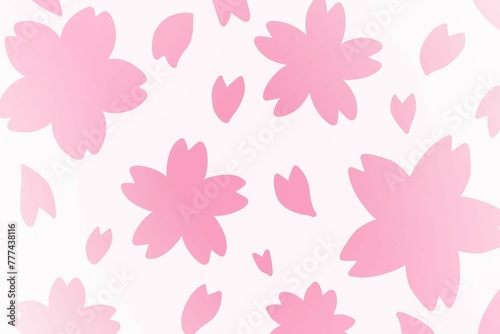 桜の背景素材