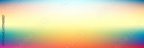 brightly glowing panoramic colorful gradient background