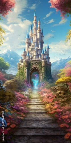 Enchanted Castle Gardens: A Wonderland of Beauty © Ilsol