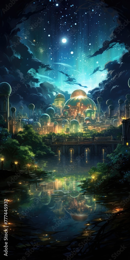 Enchanting Journey Through the Magical City of Fireflies