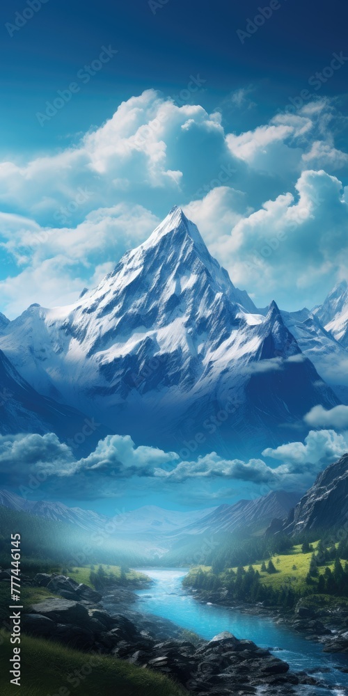 Mountain Majesty: A Symphony of Peaks and Valleys