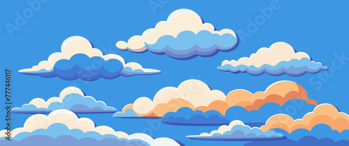 Clouds Set: Vector Heaven Magic
