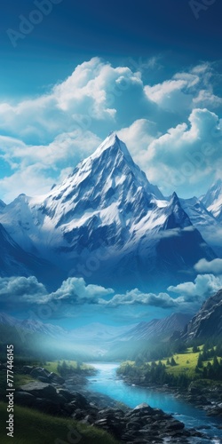 Mountain Majesty: A Symphony of Peaks and Valleys