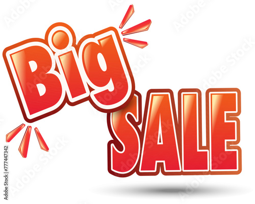 big sale shopping banner vector
