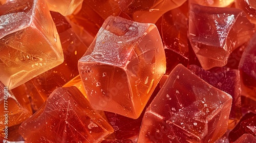 an image that captures the texture and color of Ashwagandha gummies photo