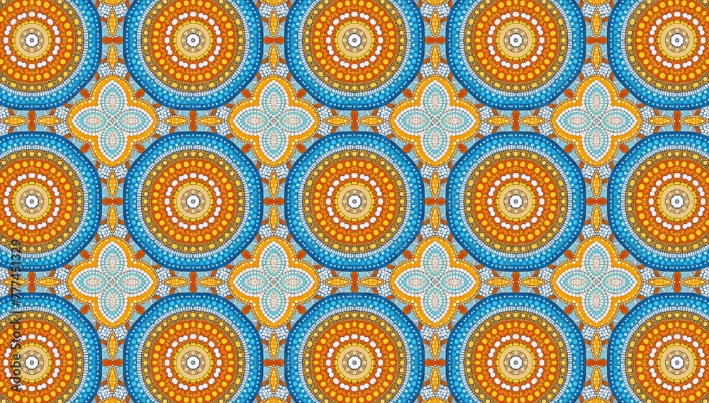 aboriginal style pattern 28
