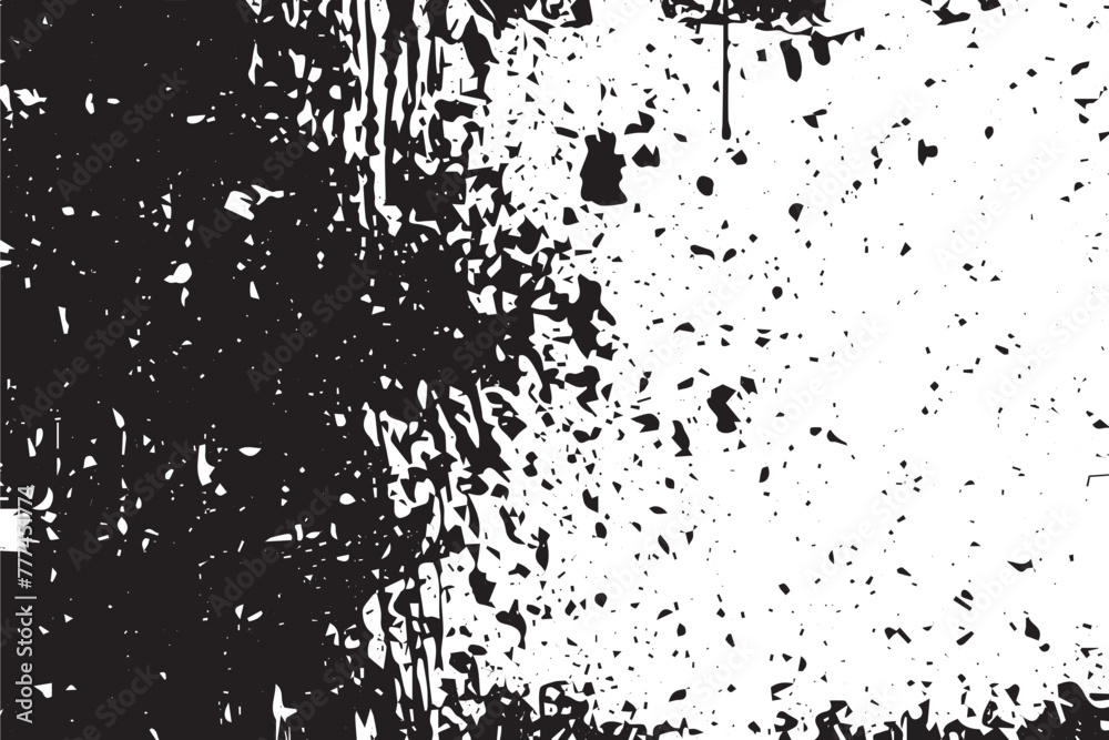 Abstract Monochrome Texture: Grunge Black White Pattern of Dust, Chips, and Ink Spots on White Background Abstract Monochrome Texture: Grunge Black White Pattern of Dust, Chips, and Ink Spots on White Background