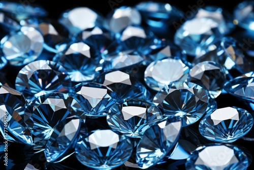 Luxurious diamond stones background, symbolizing opulence and fine jewelry for elegant designs