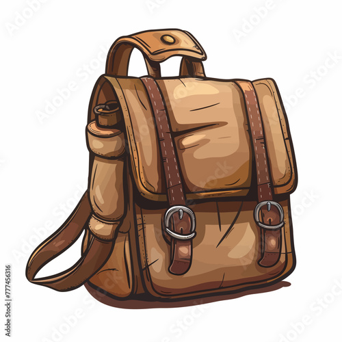 Backpack vector