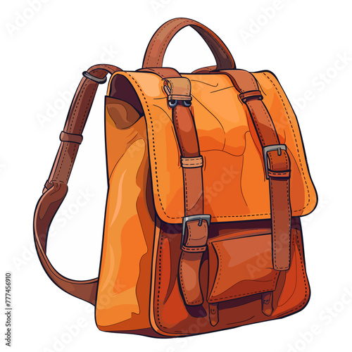 Backpack vector