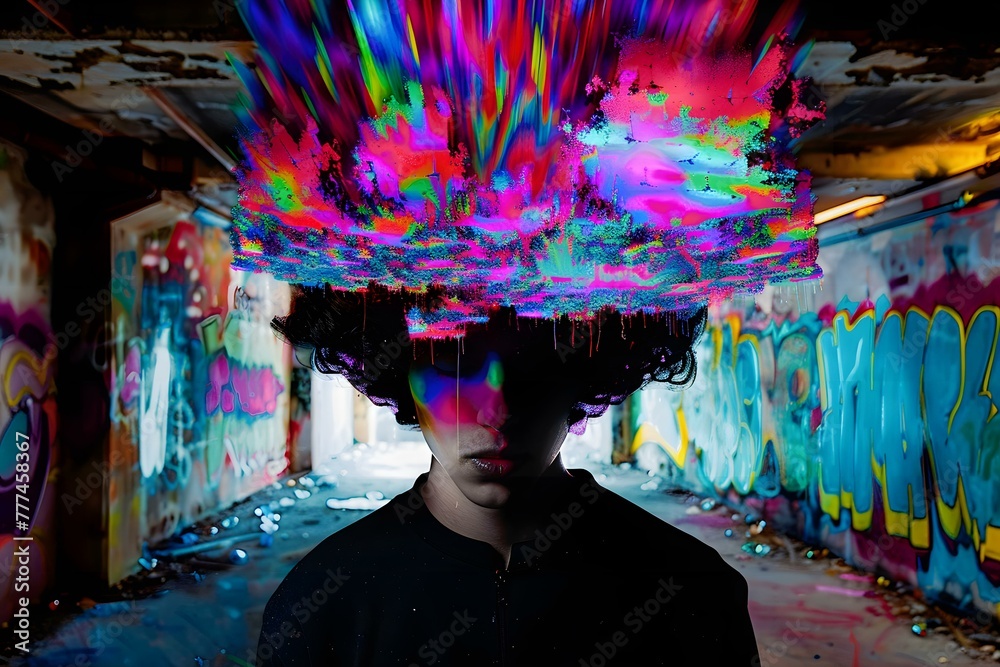 Fototapeta premium graffiti on the wall