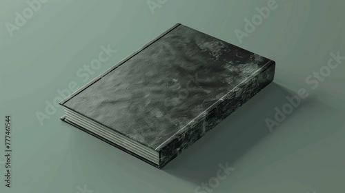 Hardcover book cover mockup with a transparent dust jacket to showcase the cover design underneath.