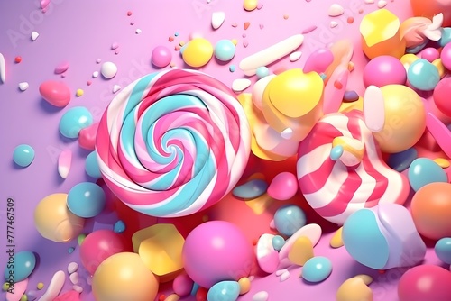 Candy Style 3D Animation: A Delightful Minimalist