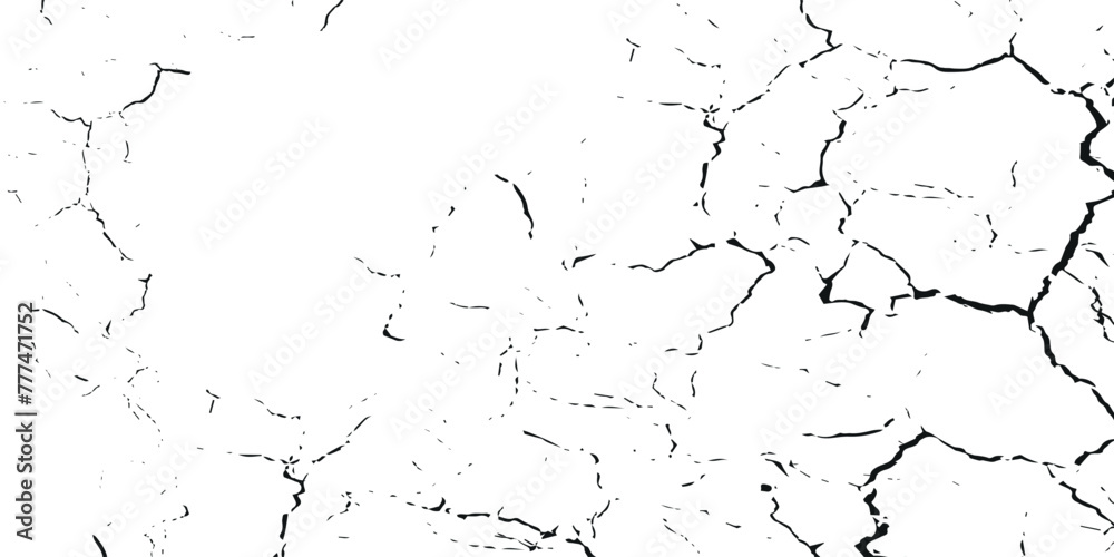 Cracked wall. vector illustration eps 10