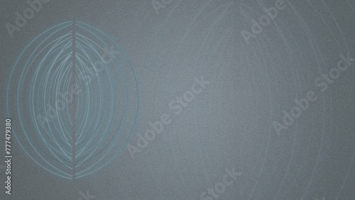Abstrato fundo geométrico gradiente tons de azul. Padrão moderno de linhas arredondadas , casca de cebola azuis brilhantes. Geométrico. Conceito futurista. Modelo de banner horizontal. Ilustração.  photo
