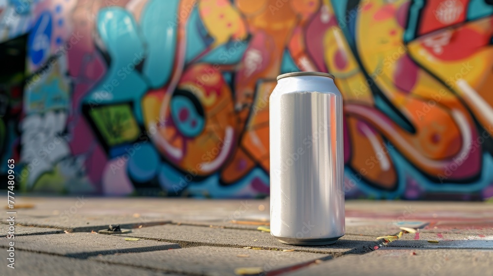 Condensed water on a beverage can with a warm, fiery background, ideal for concepts of refreshment, and bold product marketing. Condensed water on a beverage can with a warm, fiery background, ideal for concepts of refreshment, and bold product marketing.