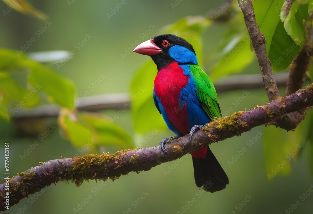 Crimson-throated Barbet