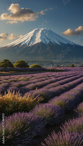 Premium background image of Mount Fuji 25