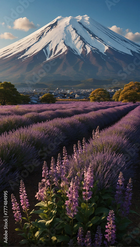 Premium background image of Mount Fuji 12