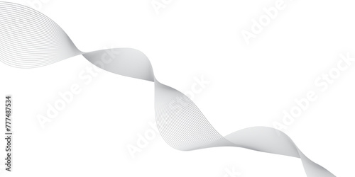 abstract white wave background, vector illustration , digital art, wake pattern 
