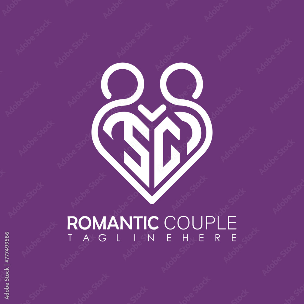 Couple love Heart symbol ALL letter logo icon design template. May be used in medical, dating, Valentines Day and wedding design. Couple love Heart symbol ALL letter logo icon design template. May be used in medical, dating, Valentines Day and wedding design.