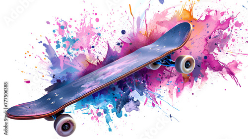 skateboarding legs, Skateboarder, low angle view of girl who is riding on skateboard on the asphalt, Skater jumps high in air, street extreme sport, Generative Ai photo