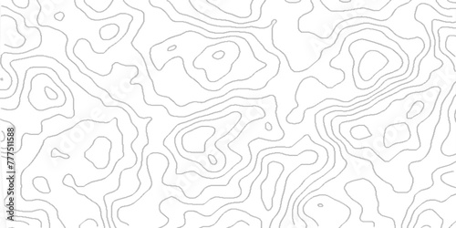 Topographic map and landscape terrain texture grid. Modern design with White background with topographic wavy pattern design. abstract Vector Background,