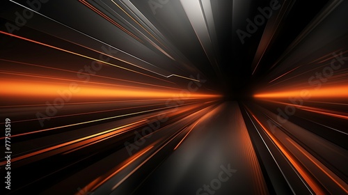 Futuristic speed motion on the road with motion blur