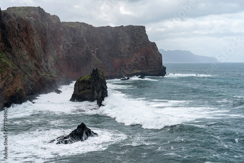 Steilküste an der Ponta de São Lourenço, Madeira