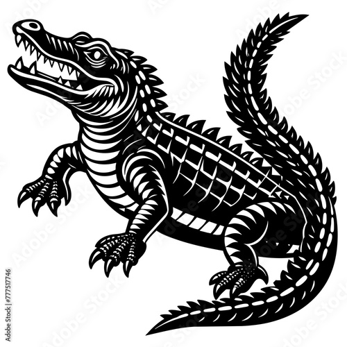 crocodile silhouette vector illustration turnstone house Cute cartoon dragon characters Holiday t shirt Hand drawn trendy Vector illustration svg crocodile face dragon on black background