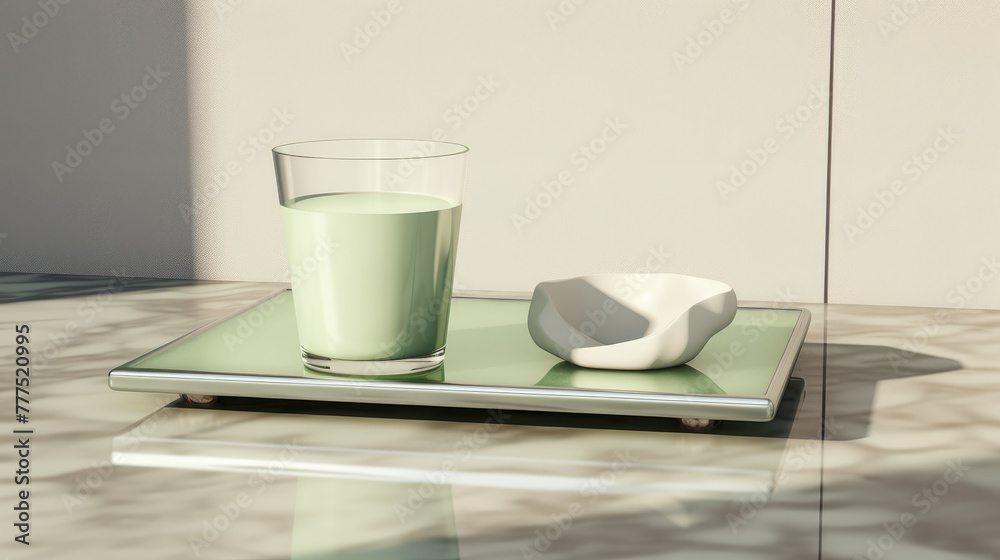 Glass of milk with almond nuts on canvas fabric on white wooden table. Dairy alternative milk for detox, healthy eating and diets. Selective focus Glass of milk with almond nuts on canvas fabric on white wooden table. Dairy alternative milk for detox, healthy eating and diets. Selective focus