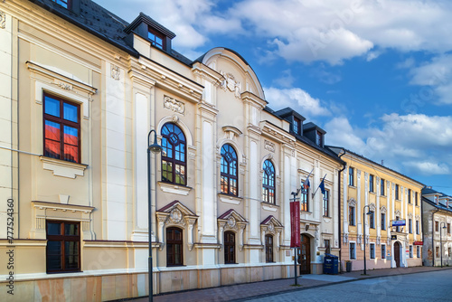 Street in Banska Bystrica, Slovakia photo