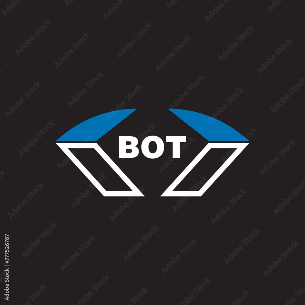 BOT letter logo design on white background. BOT logo. BOT creative initials letter Monogram logo icon concept. BOT letter design BOT letter logo design on white background. BOT logo. BOT creative initials letter Monogram logo icon concept. BOT letter design