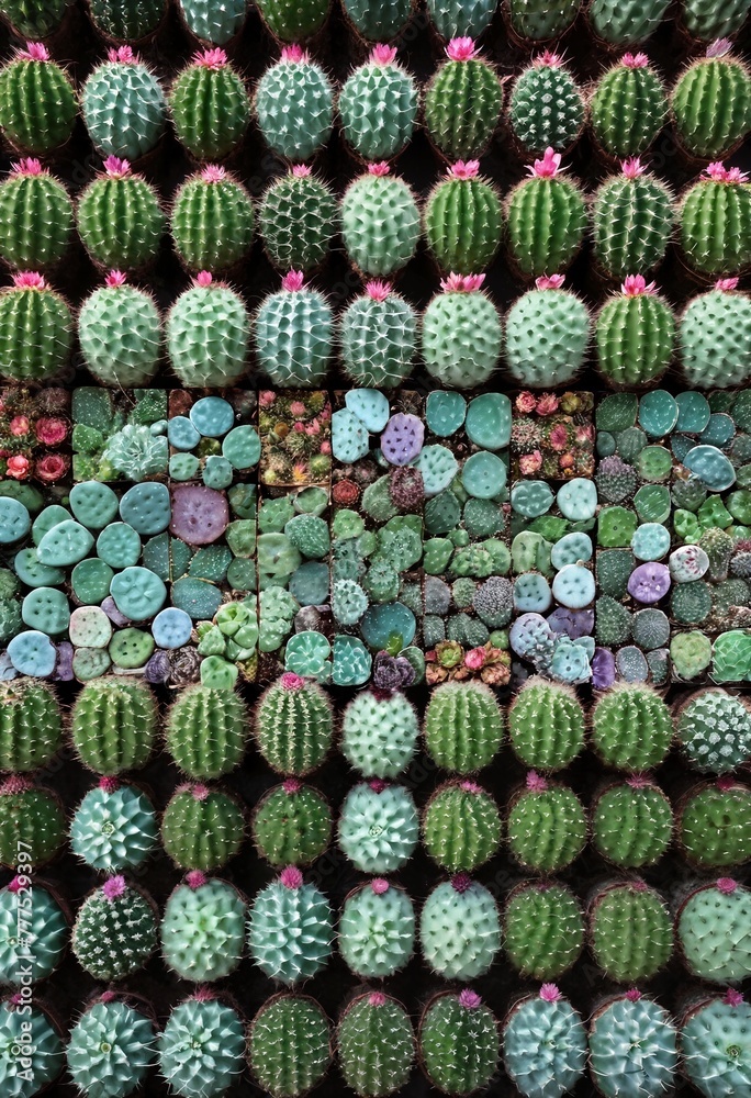 Vibrant Cactus Garden: Nature's Artistry in Full Bloom Vibrant Cactus Garden: Nature's Artistry in Full Bloom