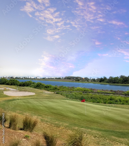 Waterfront golf course in Ocean Isle Beach , Brunswick County North Carolina