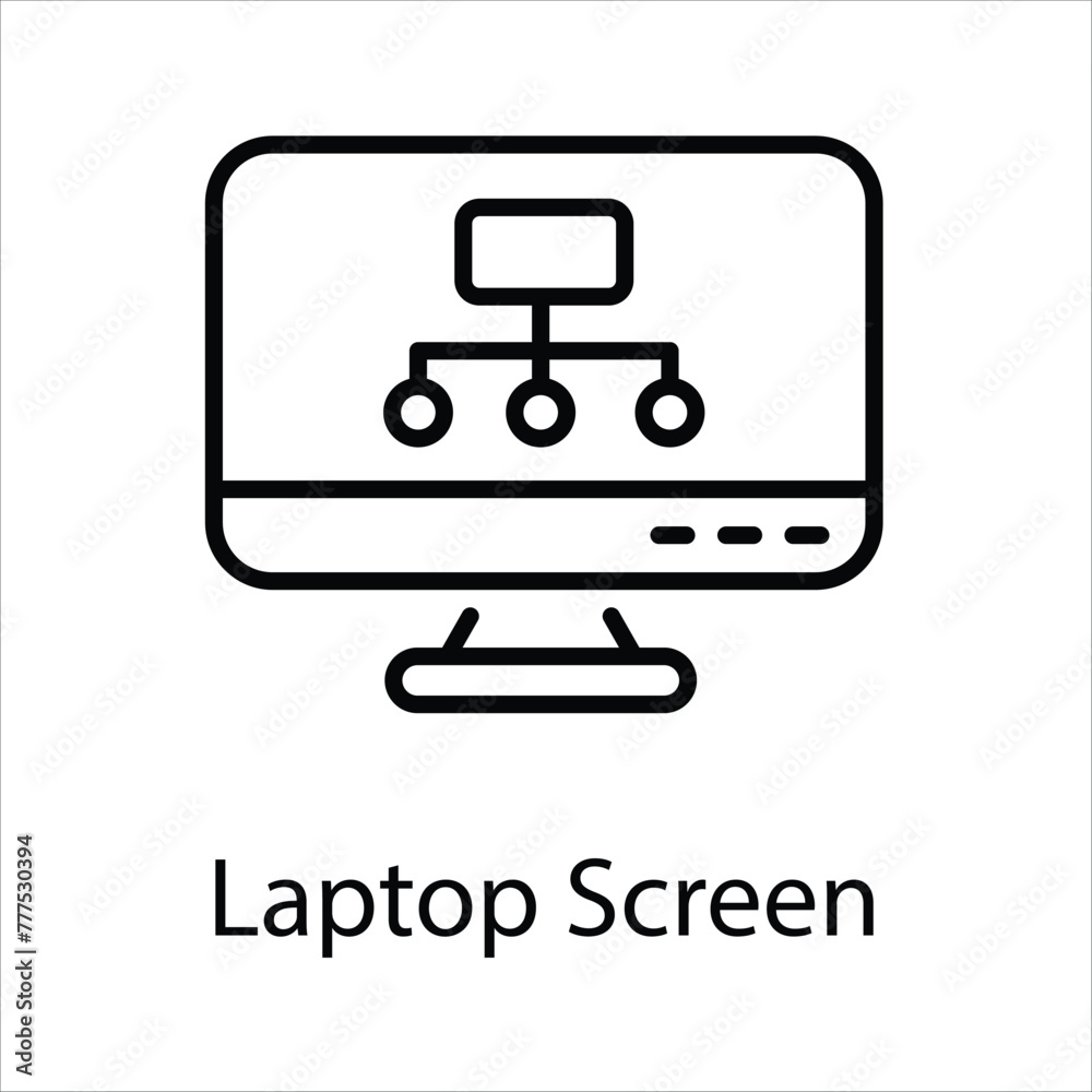 Laptop Screen icon Laptop Screen icon