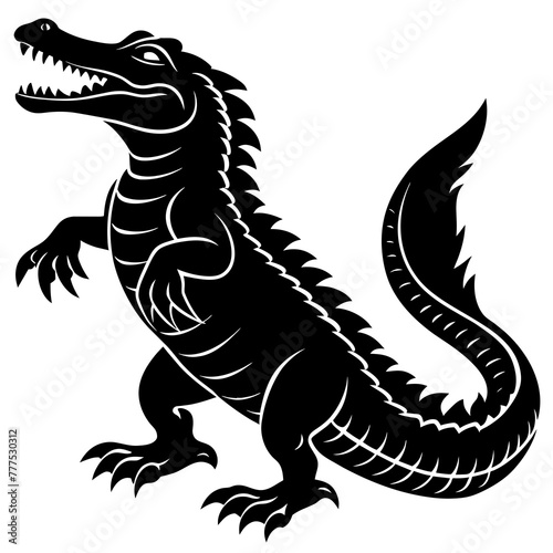 crocodile silhouette vector illustration turnstone house Cute cartoon dragon characters Holiday t shirt Hand drawn trendy Vector illustration svg crocodile face dragon on black background 