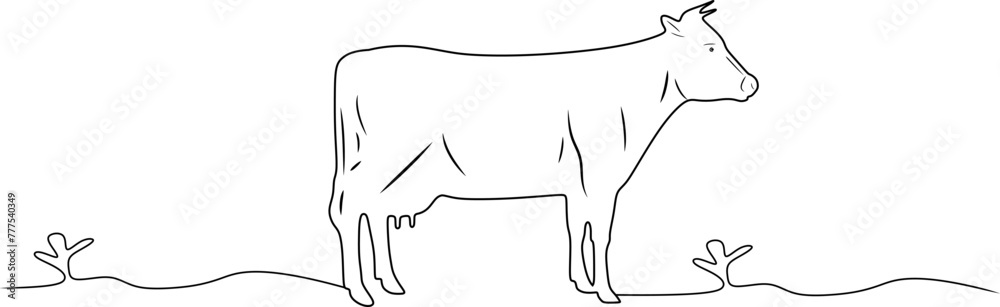 line art cow line art cow